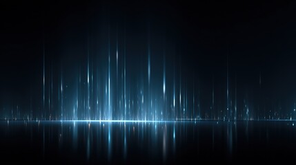 Abstract tech digital wallpaper, blue vertical light lines glowing on black for UI and device backgrounds