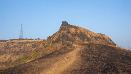  Zunzhar Buruj or Machi Sinhagad Fort, Pune Maharashtra. India.