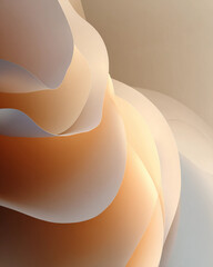 A piece of paper with a wave pattern on it