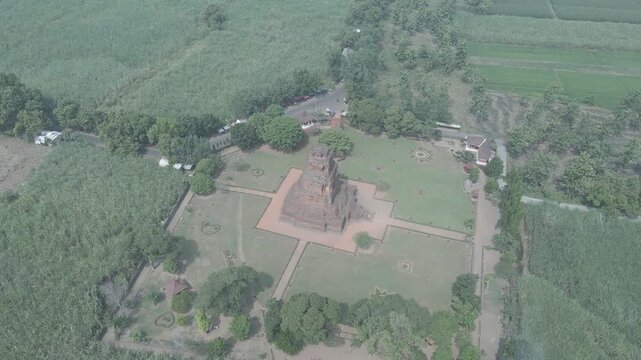 Brahu Temple, Red Brick Buddhist Temple in East Java