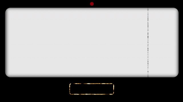Widescreen 4K Vintage Film Frame 35mm  with Dust  and Grunge