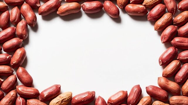 Peanut Frame - A Nutritious and Delicious Border for Your Designs.