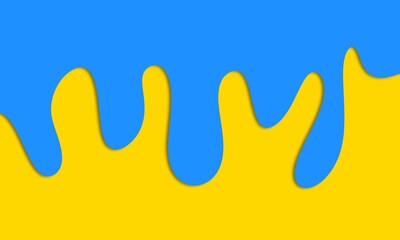 yellow paint splashes