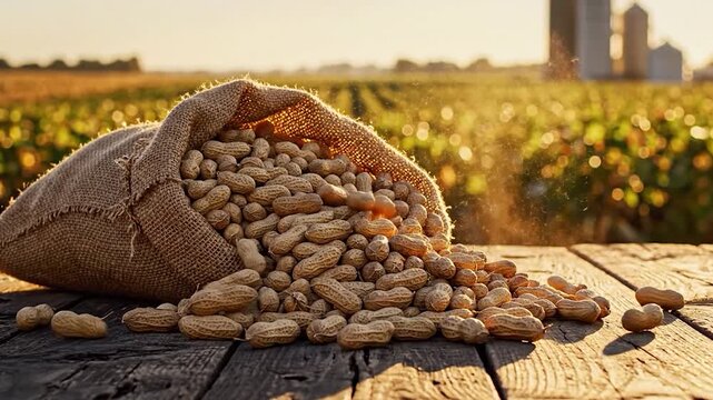 Peanuts Harvest - A Bountiful Crop in the Countryside.