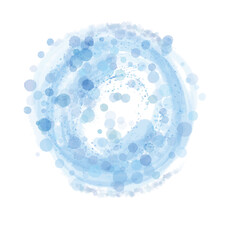 Watercolor Background Materials: Circle