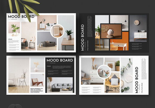 Minimal Mood Board Design Layout