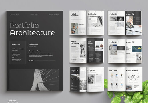 Architecture Portfolio Brochure Template
