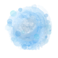 Watercolor Background Materials: Circle