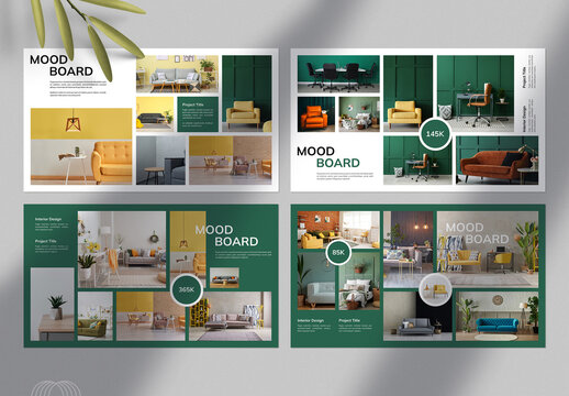 Interior Mood Board Design Template