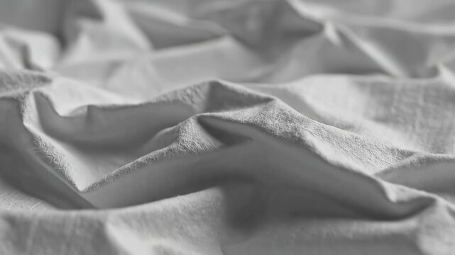 Closeup of wrinkled fabric texture