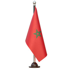 Morocco Cloth Country Flag Desk Stand