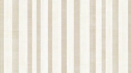 Seamless pattern of beige and white striped linen texture suitable for use in home decor and interior design projects