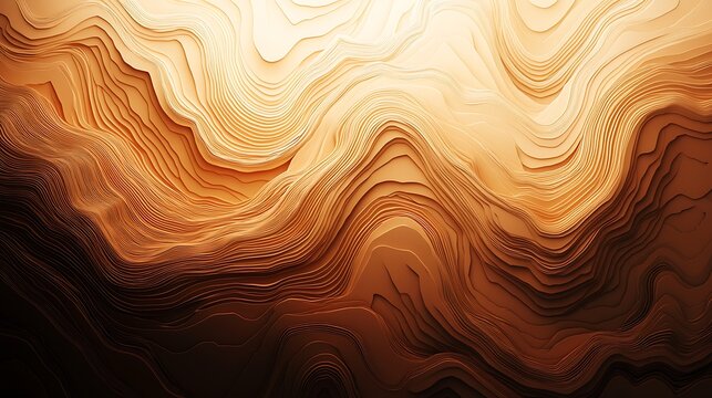 Abstract Layered Terrain: This image captures the exquisite patterns found in the layers of an earthen surface, from the depths of a canyon.