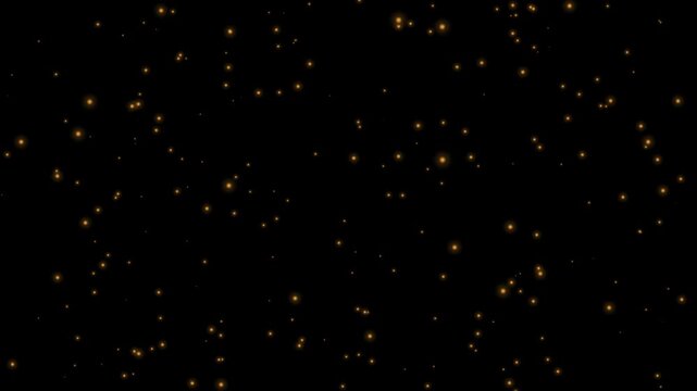 Dust particals flying against black background. Snowflakes overlay isolated on chroma key footage, Abstract Fire Particles Animated Background. abstract dust fail video with black background