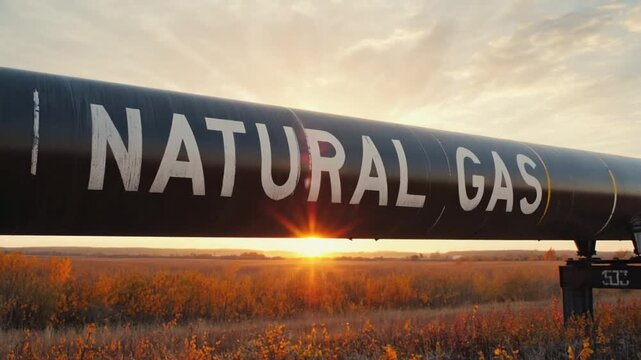 Natural gas pipeline.