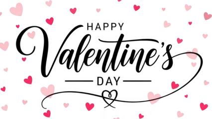 Heart love background. Valentine day isolated on white a transparent background