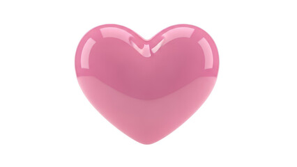 Obraz premium pink love isolated on white a transparent background
