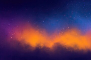 Fototapeta premium Vibrant Night Sky Abstract Background