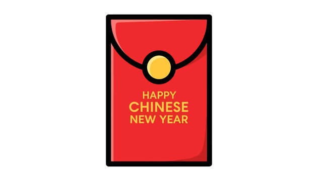 Red Envelope Chinese New Year Greeting.