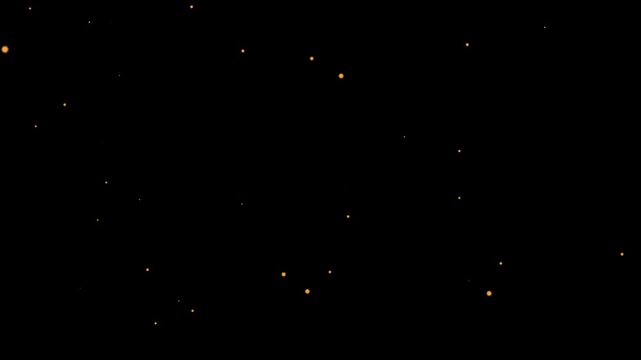 Dust particals flying against black background. Snowflakes overlay isolated on chroma key footage, Abstract Fire Particles Animated Background. abstract dust fail video with black background