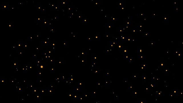 Dust particals flying against black background. Snowflakes overlay isolated on chroma key footage, Abstract Fire Particles Animated Background. abstract dust fail video with black background