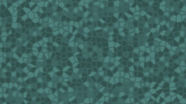 Geometric pattern with teal and dark green shapes. Ideal for backgrounds, digital designs, or abstract art projects for print or web.