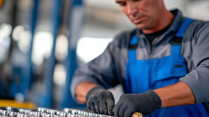 Hands-on plumbing training for veterans, assembling pipes and fittings on a workbench, close-up details, professional vocational program atmosphere promoting employment readiness
