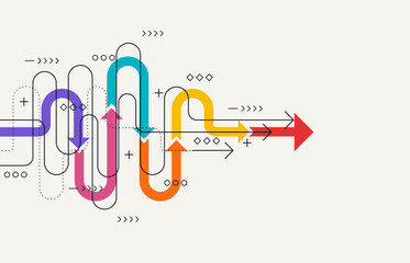 Abstract arrow direction. Technology background. High speed. Hi-tech