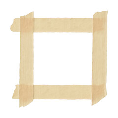 Naklejka premium PNG Vintage torn tape frame element.