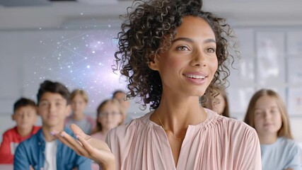 Innovative teaching with technology in a modern classroom setting - Powered by Adobe