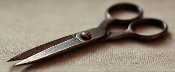 The frayed shears softly separate the moments delicate borders highlighting transformation