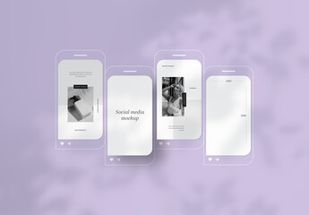 Elegant Social Media Presentation Mockup