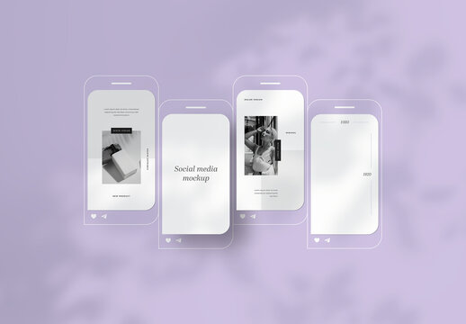 Elegant Social Media Presentation Mockup