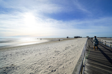 St. Peter-Ording Wattenmeer Strand Sand Sonne Meer Deutschland SPO Schleswig-Holstein Nordfriesland Nordsee Nationalpark