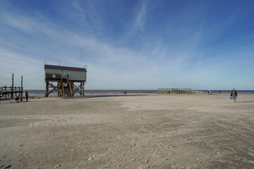 St. Peter-Ording Wattenmeer Strand Sand Sonne Meer Deutschland SPO Schleswig-Holstein Nordfriesland Nordsee Nationalpark