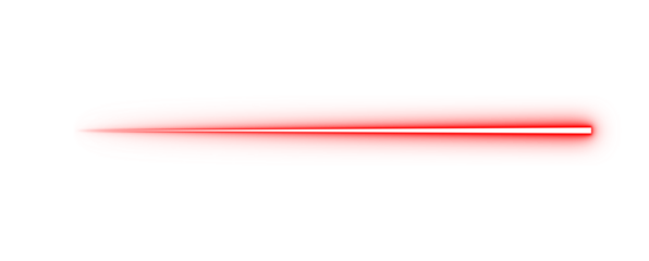 Red glowing horizontal light streak line effect 