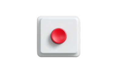 Modern stop button icon with precise edges and minimal design suitable for app interfaces, web development, and professional digital visuals isolated on transparent background PNG