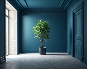 Futuristic data analytics dashboard with glowing graphs and charts