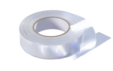 High quality tape illustration featuring clear material and precise roll details ideal for stationery, packaging, and creative media isolated on transparent background PNG