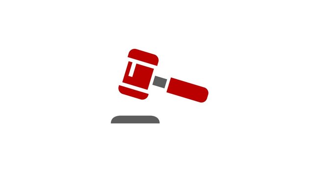 Law hammer animated