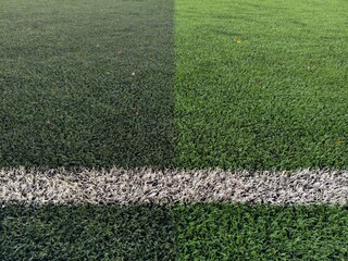 Artificial grass background for paving the field.