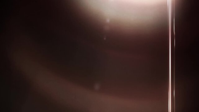 Real Shooted Cinematic Lens Flare Overlay on Black Background at 1000fps Slow Motion.