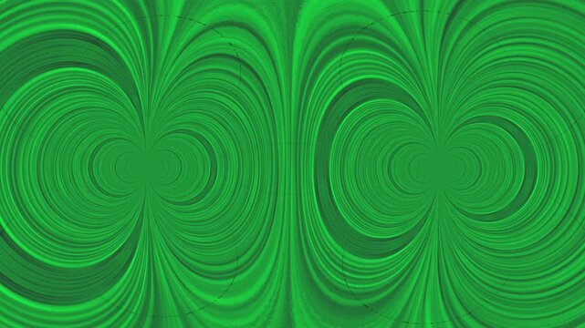 abstract green background with circles