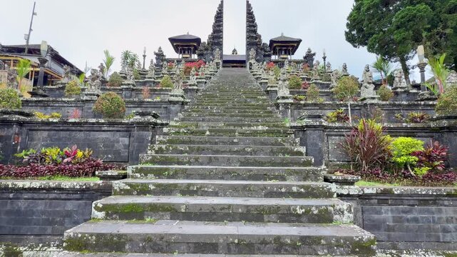 Besakih Temple is a pura Hindu temple in the village of Besakih, Bali, Indonesia
