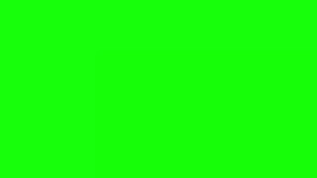 Next Arrow Pointer on Green Screen Background.