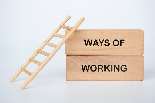 Ways Of Working, A modern organizational culture illustration highlighting different ways of working and collaborative operational approaches.