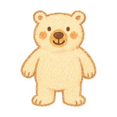 Fototapeta premium PNG Cute cartoon bear illustration