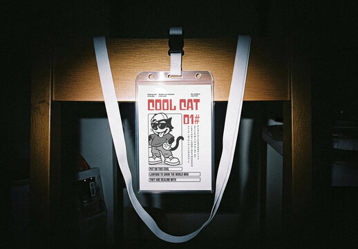 Lanyard Mockup