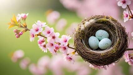 Mother's day nest of love a bird's tribute to motherhood