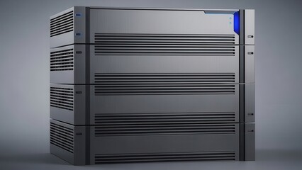 Modern Rack-Mounted Server Unit for Data Center Solutions